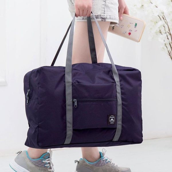 

duffel bags folding bag waterproof oxford cloth lightweight one-shoulder travel