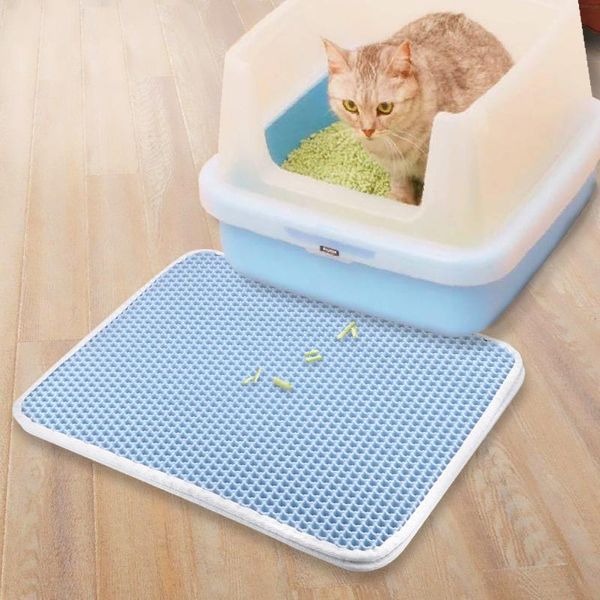 

cat beds & furniture supplies waterproof mat layer litter double-layer pet product eva catcher