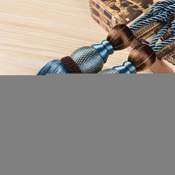 

2pcs/set gold mesh single ball curtain strap hanging high-end tassel other home decor