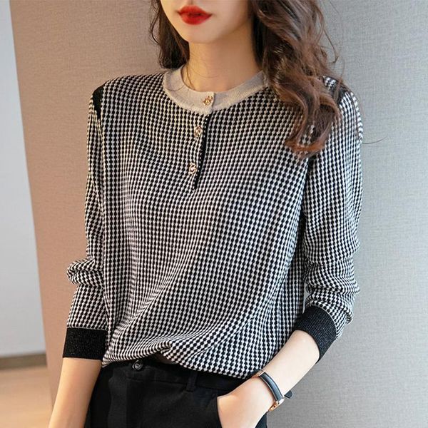 

women's sweaters women spring autumn style knitted pullover sweater lady casual long sleeve o-neck zz1090, White;black