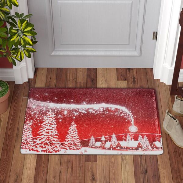 

bath mats snowman santa claus christmas mat carpet merry home decor ornaments xmas gift year bedroom kitchen