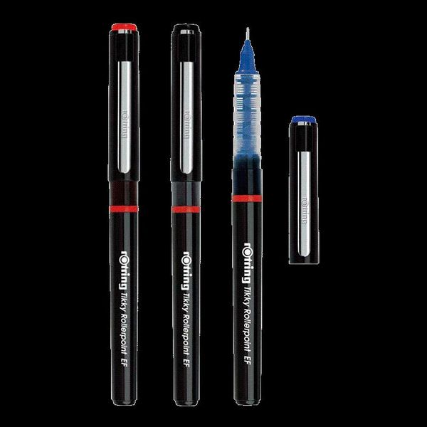 

gel pens 1/3/6/12pcs germany rotring roller pen straight liquid 0.5mm signing student office exam