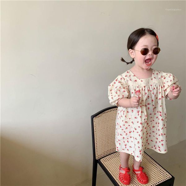 

girl's dresses girl dress kids babyÂ clothes 2021 spring summerÂ toddler outwear princess party uniform dressesÂ children clothing1, Red;yellow