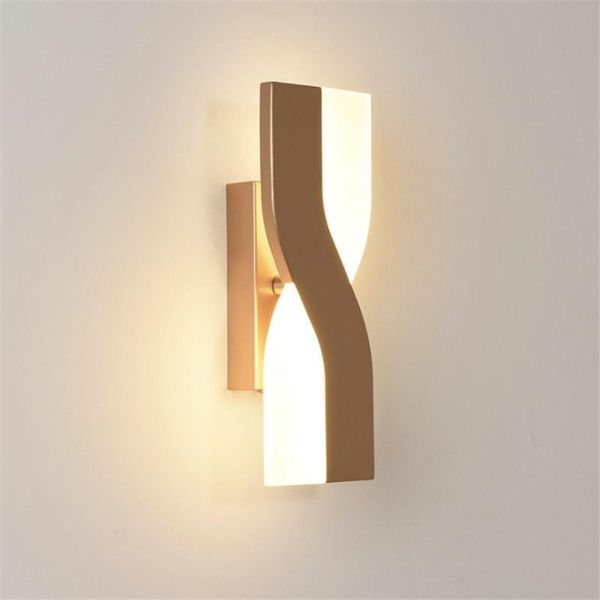 

wall lamp modern led living room bedroom rotatable bedside light sconce background aisle lighting stairs home decor
