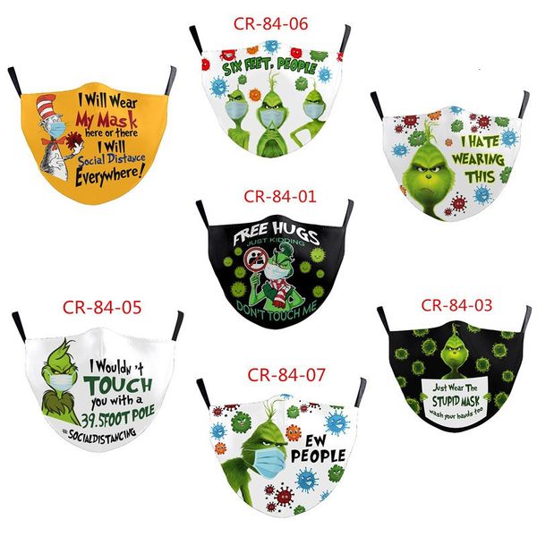 

printing weird insert texture protective mask 3 ice green d chip filter dust proof
