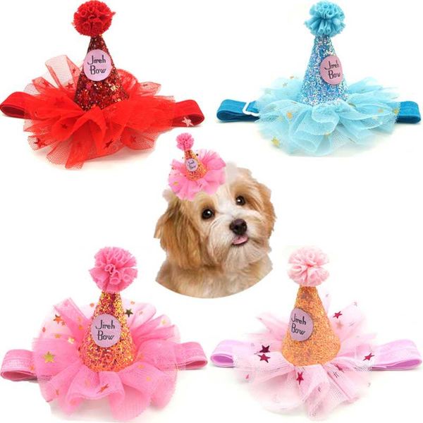 

cute hat pet christmas party dog headpiece costume cap with adjustable strap cosplay accessories apparel