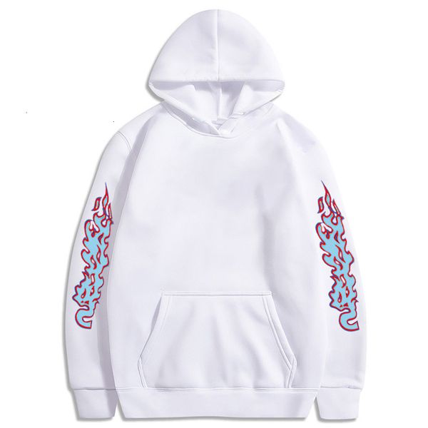 

arm flame letter autumn chaopai winter hooded sweater plush couple men's and women's coat loose hoodie, Black