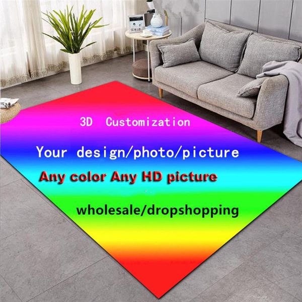 

carpets customized brand logo carpet your po/picture 3d printed for living room bedroom area rugs custom size home large mats