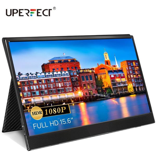 

monitors 15.6inch usb c 1920*1080p pd hdr monitor with gravity sensor ultrathin portable touch screen gaming for ps4 xbox