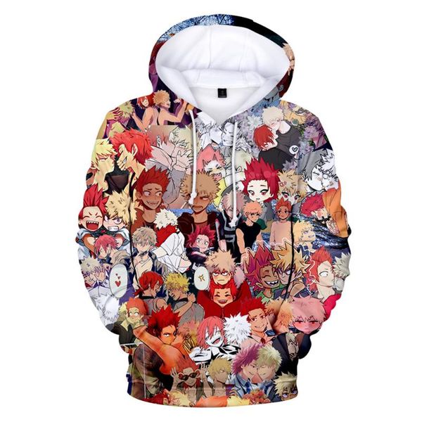 

men's hoodies & sweatshirts kids anime hoodie boku no hero academia sweatshirt men/women harajuku my hoody tracksuit bakugou collages c, Black