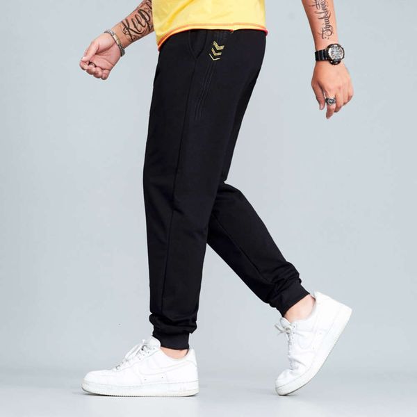 

men's pants summer big casual loose harem fat bodyguard fattening sports kz1g, Black