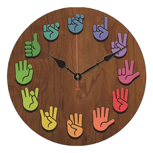 

wall clocks shabby chic design rustic country decorative round clock battery operated easy to read for bedroom kitchen school 10