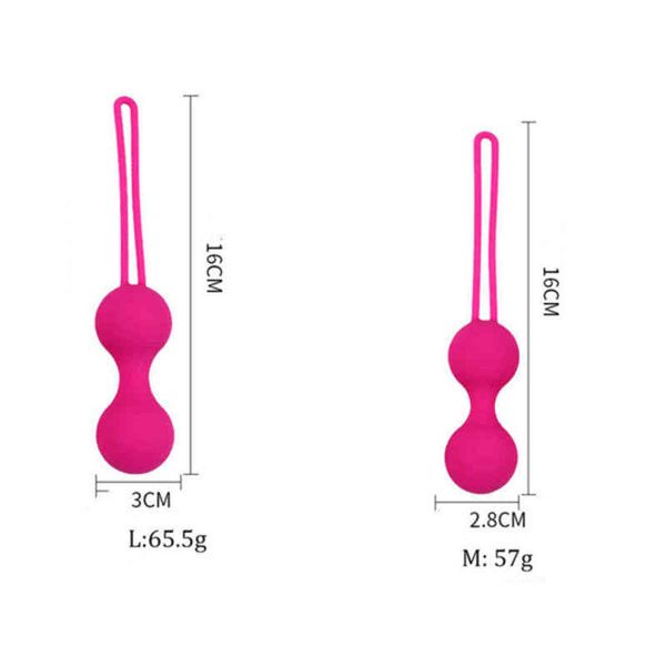 NXY Sex Eggs Veilig Siliconen Smart Bal Vibrator Kegel-Linse Ben Wa Vagina Draai Oefening Machine Toys für Frauen Vaginale Geisha Bal 1215