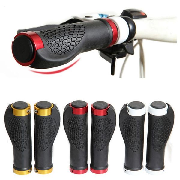 

bike handlebars &components mtb road cycling skid-proof grips anti-skid rubber bicycle mountain lock on tpr