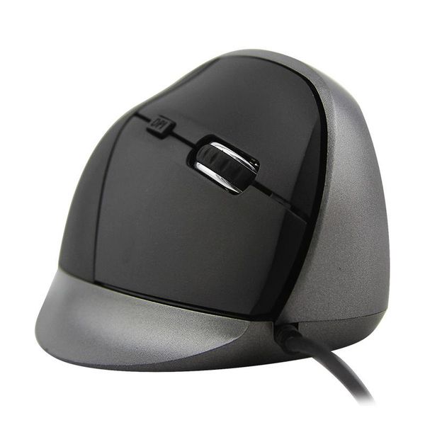 

wired mouse vertical computer ergonomic design gaming mause 1600 dpi optical usb gamer heathy creative black mice for pc laptop