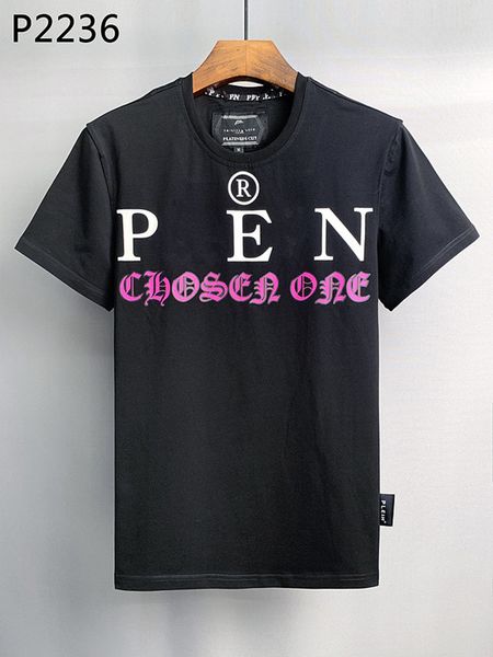 

22ss phillip plain men designer pp skull diamond t shirt short sleeve dollar brown bear brand o-neck skulls tshirt p2239, White;black