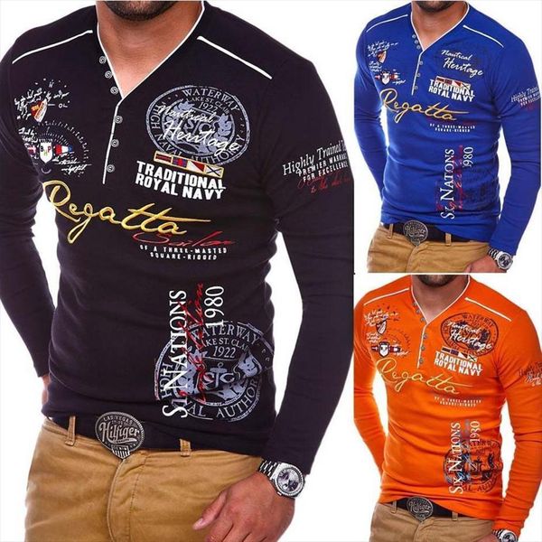 

plus size long sleeve cotton mens t shirts fashion personality cultivating men clothes 2108 casual, White;black