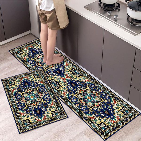 

european style cartoon kitchen mat cute animal entrance doormat bathroom floor printed anti-slip mats living room sofa carpets