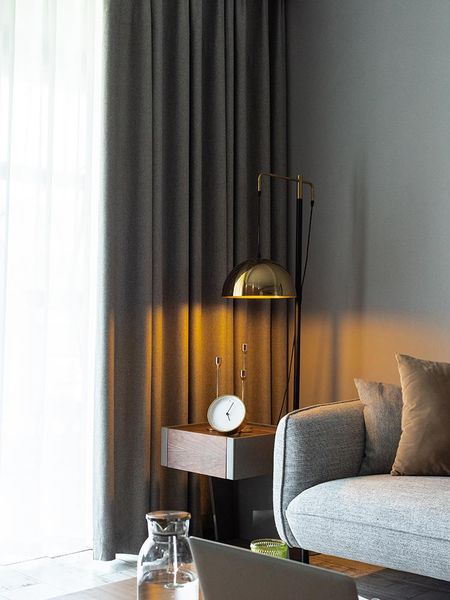 

curtain & drapes european luxury curtains for living dining room bedroomshading cloth morandi gray light simple modern