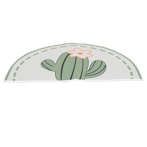 

carpets 1pc decorative floor mat semicircular entry pad non-slipping carpet decor