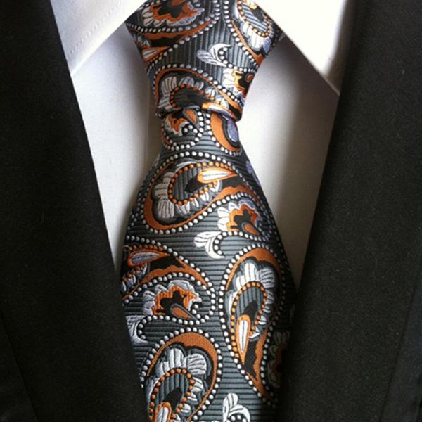 

bow ties 2021 high density tie cashew flower polyester men's suit business, Black;gray
