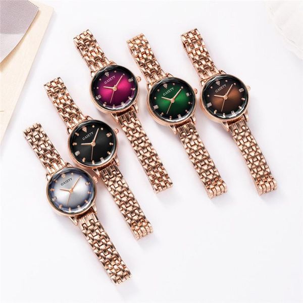 

wristwatches luxury women watches rose gold belt simple european style watch quartz lady wristwatch for female fashion dress clock bracelet#, Slivery;brown