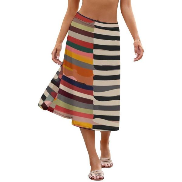 

skirts line skirt spandex women patterns summer wholesale midi, Black