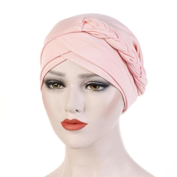 

hair accessories traditional beaded braid hijab caps spring and autumn muslim wrap turban cap fashion cotton inner