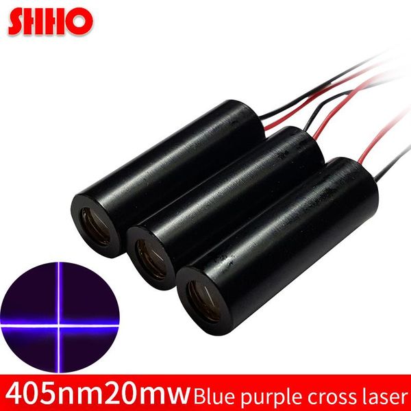 

405nm 20mw blue violet cross laser module sight pointer industrial grade positioner marking customizable portable lanterns