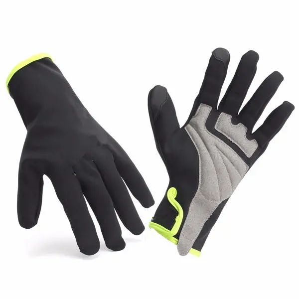 

waterproof full finger gloves touch screen winter motorcycle cycling warm windproof - m, Blue;gray