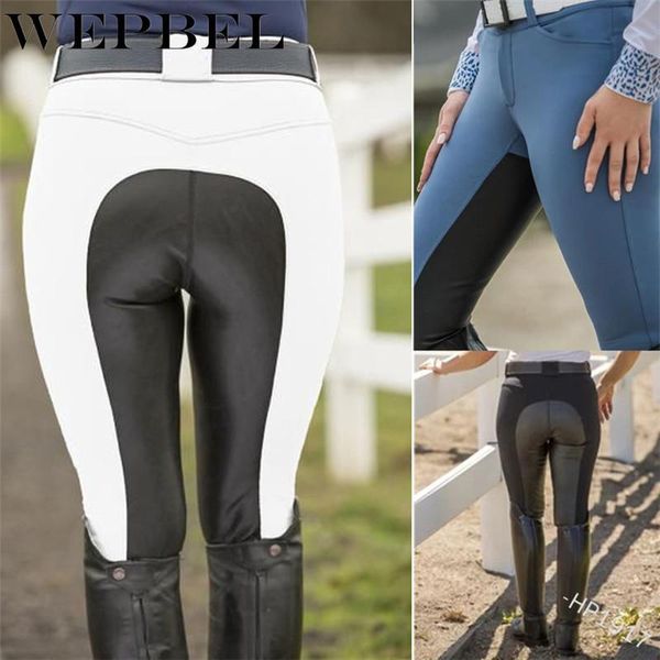 

women's pants & capris wepbel horse riding skinny mid-rise patchwork archery mountaineering camping leggings, Black;white