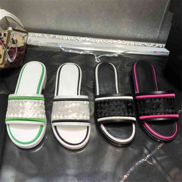 

platform woman new classic holiday beach slippers multi-color optional star christmas gift style women shoes 2021, Black