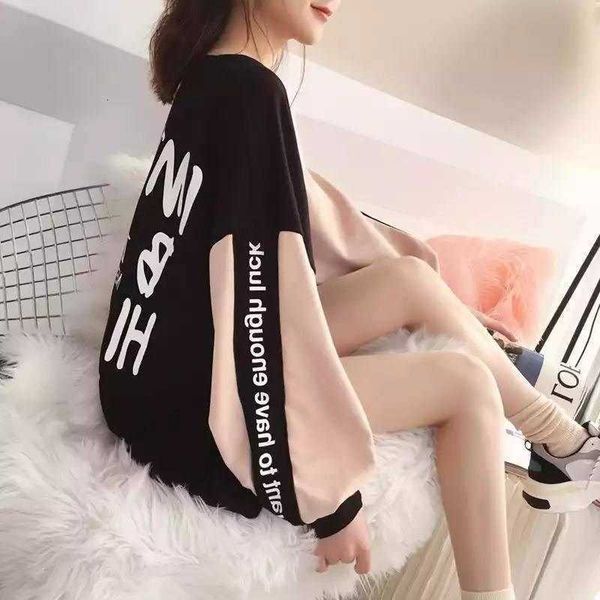 

loose long sleeve sweater women's 2021 spring and autumn korean round neck pullover medium long student thin top, Black