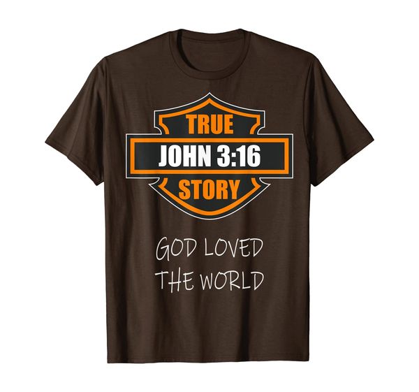

Jesus T-Shirts John 3:16 True Story T-Shirt, Mainly pictures