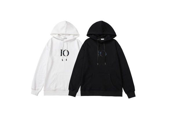 

men's hoodies & sweatshirts knitted pullover autumn winter hoodie fashion brand street casual embroidery, Black