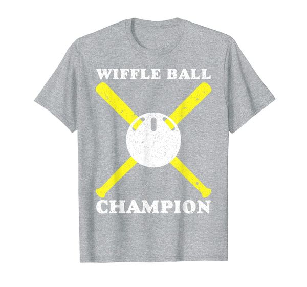 

wiffleball player champion retro distressed shirt gift t-shirt, White;black