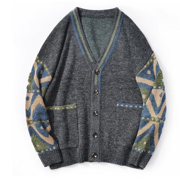 

men's sweaters korean men's striped sweater, winter casual hip hop jacket, top, White;black