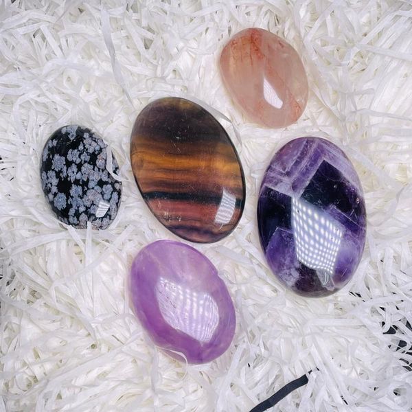 

decorative objects & figurines natural crystal massage quartz compress stone healing crystals reiki energy chakra tumbled