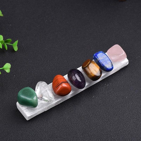 

decorative objects & figurines seven chakras gypsum board natural crystal quartz specimen irregular shape reiki healing stone for home aquar