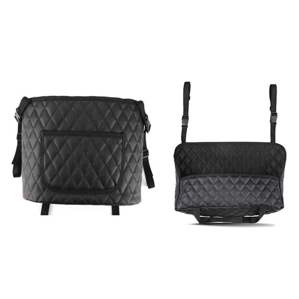 

car organizer pu leather seat back pocket handbag holder general motors two-seat large capacity storage bag