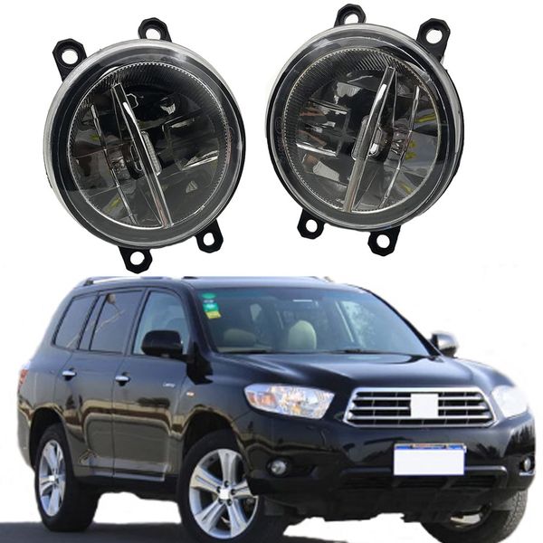 

2pcs (left+ right) car driving front led fog light for toyota highlander hybrid fog / driving light driver side2008-2010