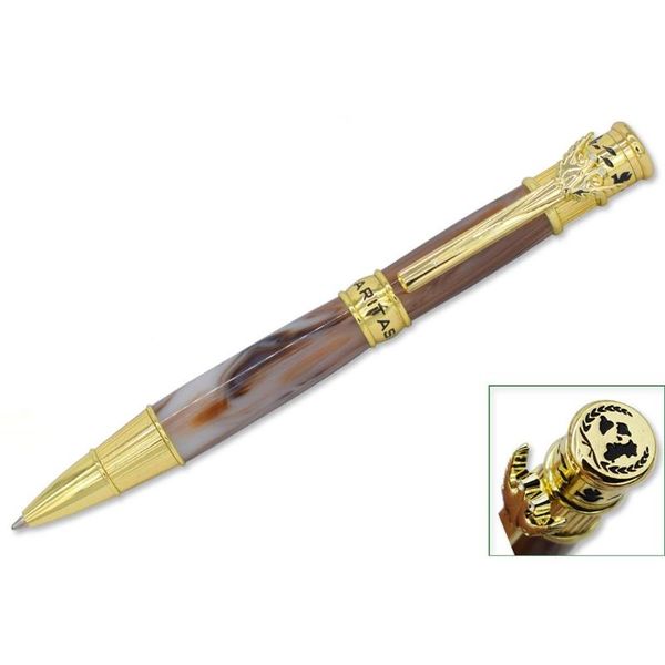 

ballpoint pens diy peace caritas pen kits rz-bp249#-, Blue;orange
