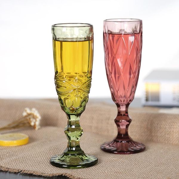 

wine glasses year 1piece 150ml multicolor carved red cups for wedding party home furnishing ornaments