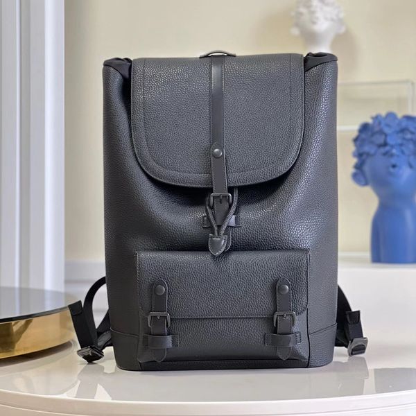 

taurillon genuine leather chriser slim backpack luxury designer brand sport&outdoor packs m58644 laptravel bag