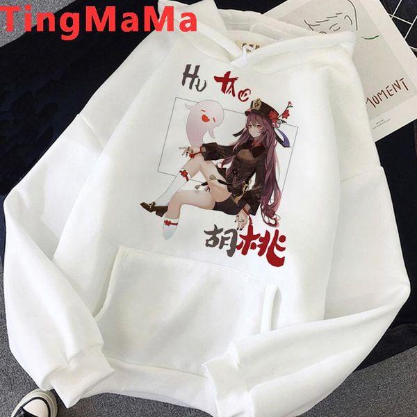 

men's hoodies & sweatshirts genshin impact hu tao, Black