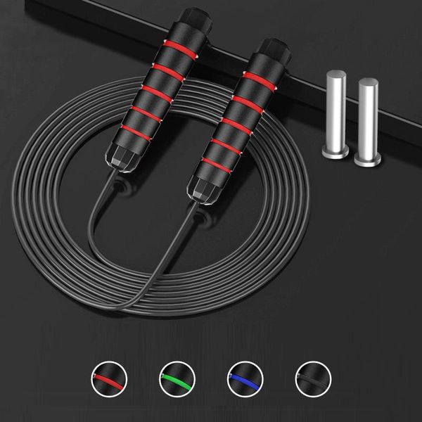 

jump ropes rope fitness exercise bearing weighted handle steel wire adjustable speed skipping