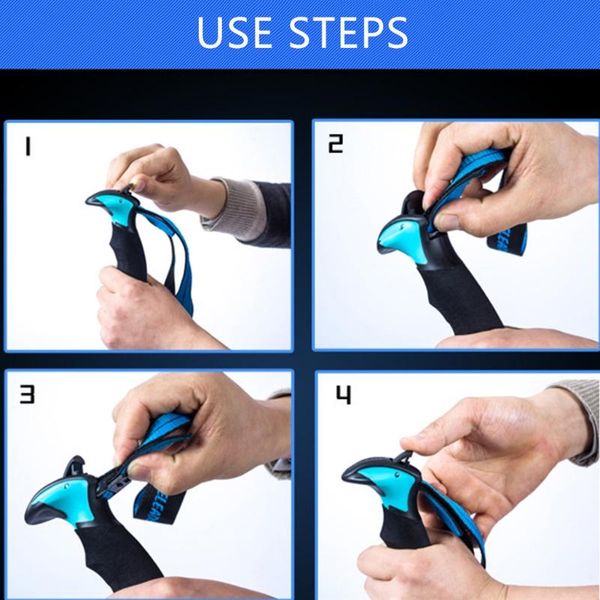 

trekking poles n0ha aluminum alloy 5-section collapsible cane outdoor camping hiking climbing eva handle adjustable walking stick