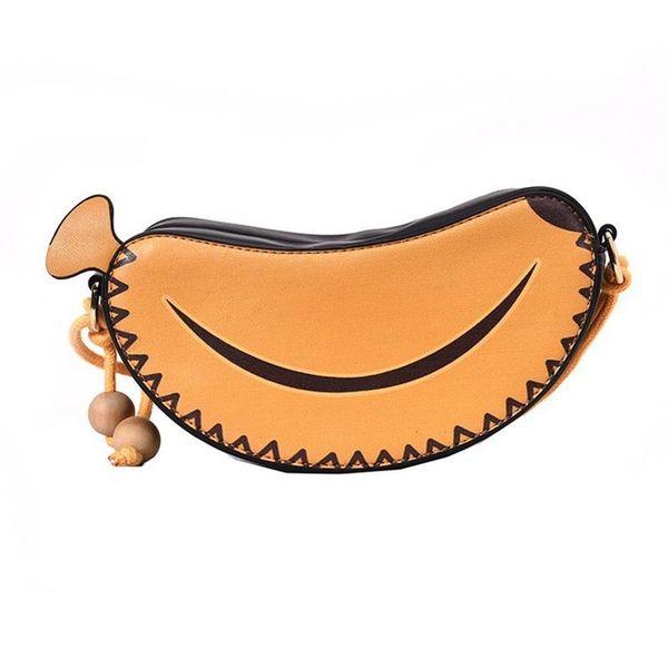 

evening bags 2021 summer fashion creative banana messenger bag girl cute cartoon all-match fruit