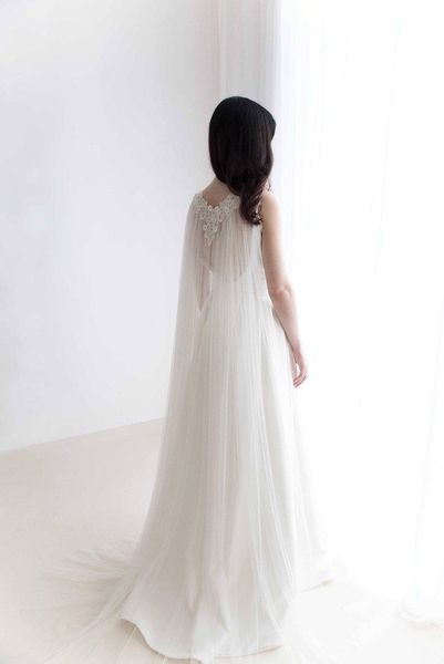 

bridal veils cape veil - wedding -tulle lace, Black