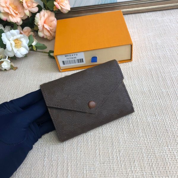 

women short wallet hasp folding genuine leather original bag serial number purse wallets card holders bags with zip, Red;black
